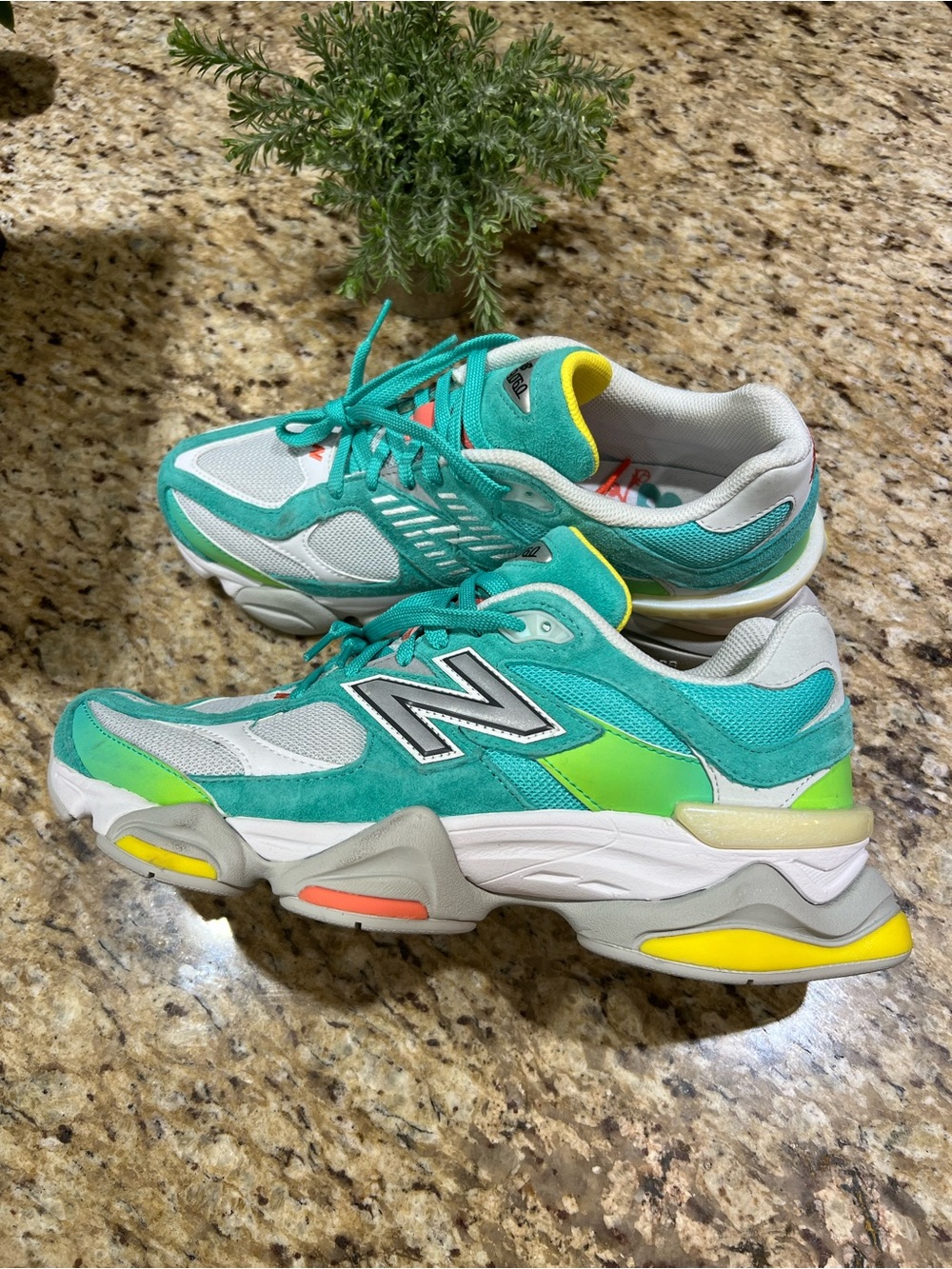 New Balance 9060 DTLR Cyan Burst Unfading Sneaker 11.5W/10M